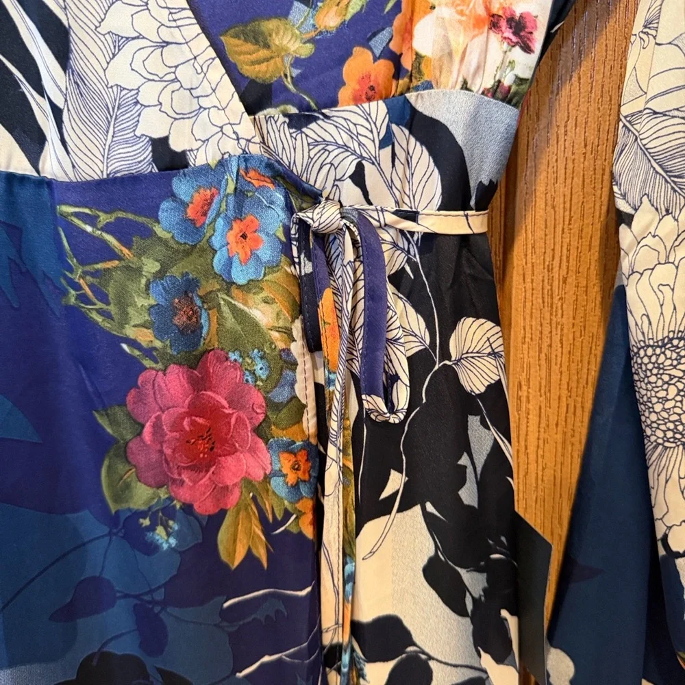 NWT Lulu’s Satin Maxi Dress - Picture 6 of 7